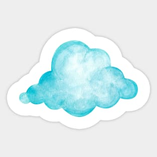 Blue cloud Sticker